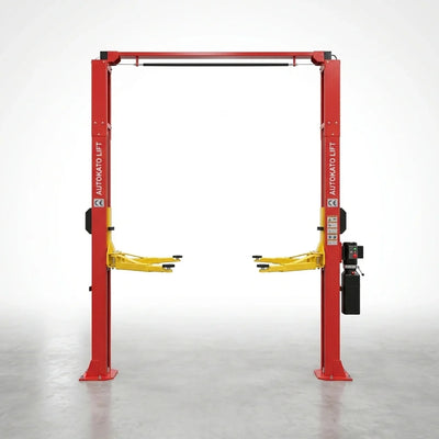 Two Post Car Lift Built to Handle 12000 lbs, Extra Height Design, Dual Hydraulic Chain Drive, 70 Inch Lift