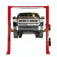 Two Post Car Lift Built to Handle 12000 lbs, Extra Height Design, Dual Hydraulic Chain Drive, 70 Inch Lift
